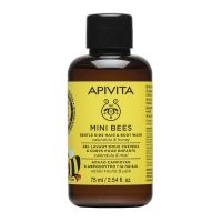 Apivita Mini Bees Απαλό Παιδικό Σαμπουάν & Αφρόλουτρο με Καλέντουλα & Μέλι 75 ml