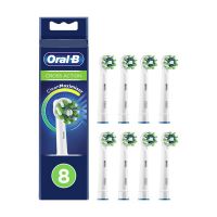 Oral-B Cross Action Clean Maximiser Λευκά Ανταλλακτικά Ηλεκτρικής Οδοντόβουρτσας 8 τμχ