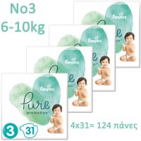 Pampers Harmonie Monthly Pack No3 6-10kg 4x31 τμχ