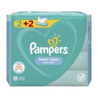 Pampers Fresh Clean Μωρομάντηλα 3x4x52 208 τμχ