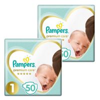 Pampers Premium Care New Baby Πάνες 1 2-5kg 2 x 50 τμχ
