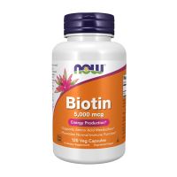 Now Biotin 5mg (5,000mcg) 120 κάψουλες