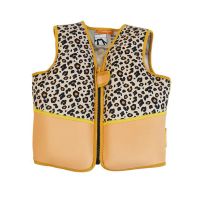 Swim Essentials Beige Leopard Γιλέκο Σωσίβιο για Παιδιά 18-30 kg