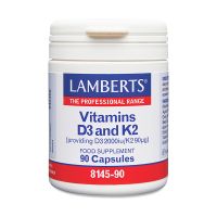 Lamberts Vitamin D3 2000iu & K2 90μg 90 caps