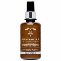 Apivita Γαλάκτωμα Καθαρισμού Προσώπου/Ματιών 3 Σε 1 με Χαμομήλι & Μέλι 200 ml