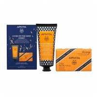 Apivita A Kiss On The Hand Honey Hand Protection and Care Set with Hand Cream 50 ml and Honey Soap 125 g Special Price
