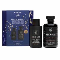 Apivita Boys Boys Boys Men's Care Set Eau de Toilette Cedar and Cardamon 100 ml & Gift Hair and Body Wash 250 ml