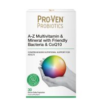 Pro-Ven Probiotics A-Z Multivitamin & Mineral with Acidophilus & Bifidus & CoQ10 30 caps