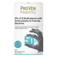 Pro-Ven Probiotics 50+ A-Z Multivitamin with Acidophilus & Bifidus 30 caps