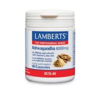 Lamberts Ashwagandha 6000mg Συμπλήρωμα Διατροφής για το Ανοσοποιητικό 60 veg.caps