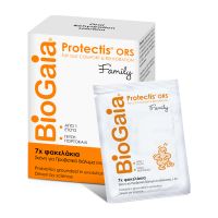 BioGaia ProTectis ORS Family Πόσιμο Προβιοτικό Διάλυμα με Ψευδάργυρο 5.5g x 7 φακελίσκοι
