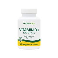 Natures Plus Vitamin D3 5000IU 60 softgels