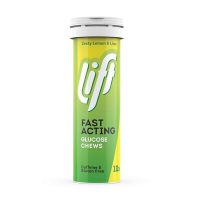 Lift Fast Acting Lemon & Lime Zest Ταμπλέτες Γλυκόζης για την Υπογλυκαιμία 10 tabs