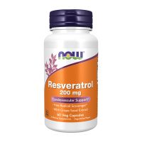 Now Natural Resveratrol 200mg 60 veg.caps