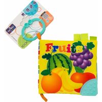 Lorelli Fruits Εκπαιδευτικό Πάνινο Βιβλίο 0m+
