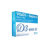 Sapiens VitaD3 4000IU 30 κάψουλες