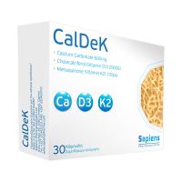 Sapiens CalDeK Ca+D3+K2 30 κάψουλες