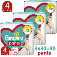 Pampers Pants Value Pack No4 9-15kg 3 x 30 τμχ