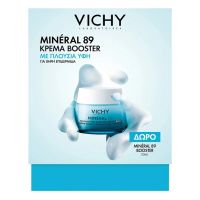 Vichy Set με Mineral 89 Ενυδατική Κρέμα Προσώπου Rich 72h 50 ml & Δώρο Ενυδατικό Booster Προσώπου 10 ml