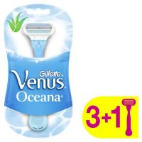 Gillette Venus Oceana Ξυραφάκια μιας Χρήσης 3+1 τμχ Δώρο