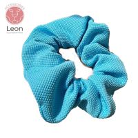 Leon Scrunchie Γαλάζιο 1 τμχ