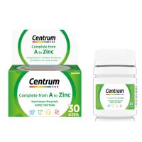 Centrum Complete from A to Zinc Πολυβιταμίνη για τη Διατροφική Υποστήριξη των Ενηλίκων 30 ταμπλέτες