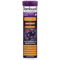Sambucol Immune Forte + Βιταμίνη C + Ψευδάργυρο 15 αναβράζοντα δισκία