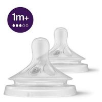 Avent Natural Response Θηλή Σιλικόνης (SCY963/02) 1m+ 2 τμχ
