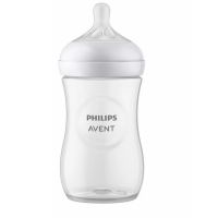 Avent Natural Response Πλαστικό Μπιμπερό 1m+ 260 ml