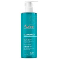 Avene Cleanance Τζελ Καθαρισμού Προσώπου, Σώματος για Λιπαρή Επιδερμίδα με Ατέλειες 400 ml