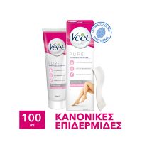 Veet Pure Αποτριχωτική Κρέμα για Κανονικές Επιδερμίδες 100 ml