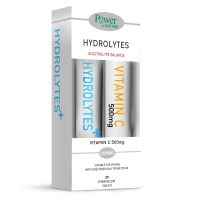 Power Health Hydrolytes 20 αναβράζοντα δισκία & Δώρο Βιταμίνη C 500mg 20 αναβράζοντα δισκία 1+1