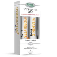 Power Health Hydrolytes+ Vit C 20 αναβράζοντα δισκία & Δώρο Vitamin C 500mg 20 αναβράζοντα δισκία