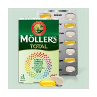 Moller's Total Ολοκληρωμένο Συμπλήρωμα Διατροφής Ωμέγα 3, Βιταμινών & Μετάλλων 28caps + 28tabs