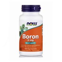 Now Boron 3mg Συμπλήρωμα Διατροφής για Υποστήριξη των Οστών 100 κάψουλες
