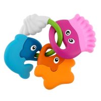 Chicco Χρωματιστά Ψαράκια Κουδουνίστρα - Μασητικό 3m+