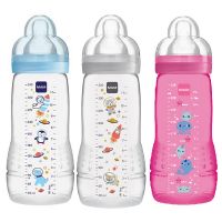 Mam Easy Active Μπιμπερό Με Θηλή Σιλικόνης 4m+ 330ml