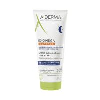 A-Derma Exomega Control Repairing Emollient Night Cream Επανορθωτική Μαλακτική Κρέμα Νυκτός 400 ml