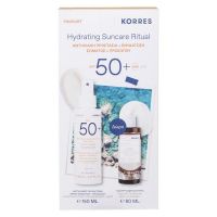 Korres Set με Yoghurt Αντηλιακό Γαλάκτωμα Σπρέι Σώματος, Προσώπου Spf50+ 150 ml και Δώρο Yoghurt Αφρόλουτρο 80 ml