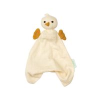 Babylonia Hoppa Pico Muslin White Κουκλάκι Παρηγοριάς από Οργανικό Βαμβάκι 0m+