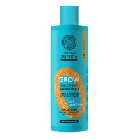 Natura Siberica Oblepikha Grow Σαμπουάν Ενδυνάμωσης με Ιπποφαές & Πεπτίδια Βρώμης για ​Αδύναμα Μαλλιά 400 ml