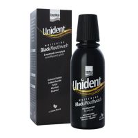 Unident Whitening Black Mouthwash Λευκαντικό Στοματικό Διάλυμα 250 ml