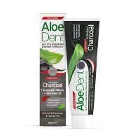 Optima Aloe Dent Activated Charcoal Οδοντόκρεμα με Αλόη και Άνθρακα Τριπλής Δράσης 100 ml