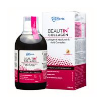 My Elements Beautin Collagen Κολλαγόνο και Υαλουρονικό Οξύ με Βιταμίνες A, B, C και Μαγνήσιο Γεύση Strawberry 500 ml