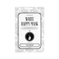 Kocostar White Happy Mask Sheet Μάσκα Προσώπου με Νιασιναμίδη για Λάμψη 1 τμχ