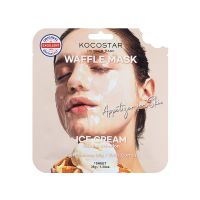 Kocostar Waffle Sheet Μάσκα Προσώπου με Καταπραϋντική Δράση Ice Cream 38 gr 1 τμχ