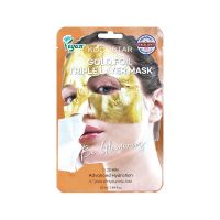 Kocostar Gold Foil Triple Layer Sheet Μάσκα Προσώπου με 6 Τύπους Υαλουρονικού Οξέως 25 ml 1 τμχ