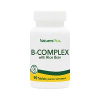 Natures Plus B-Complex με Πίτουρο Ρυζιού για το Νευρικό Σύστημα 90 Ταμπλέτες