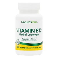 Natures Plus Βιταμίνη B12 1000 mcg Γεύση Raspberry 30 Παστίλιες