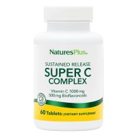 Nature's Plus Super C Complex Vitamin C 1000 mg Bioflavonoids 500 mg 60 Ταμπλέτες
